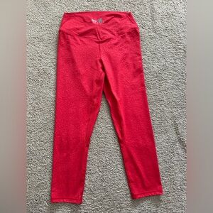 ZYIA Vibrant Red Leggings.